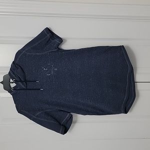 Mens short sleeve hoodie